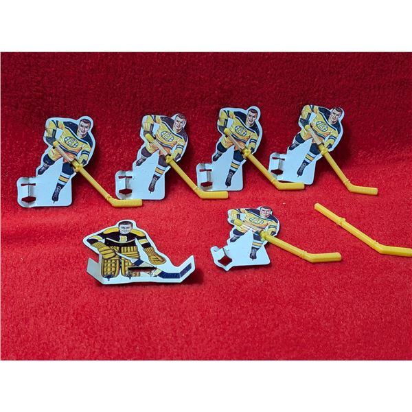 VINTAGE  Boston Bruins metal table top hockey player figures