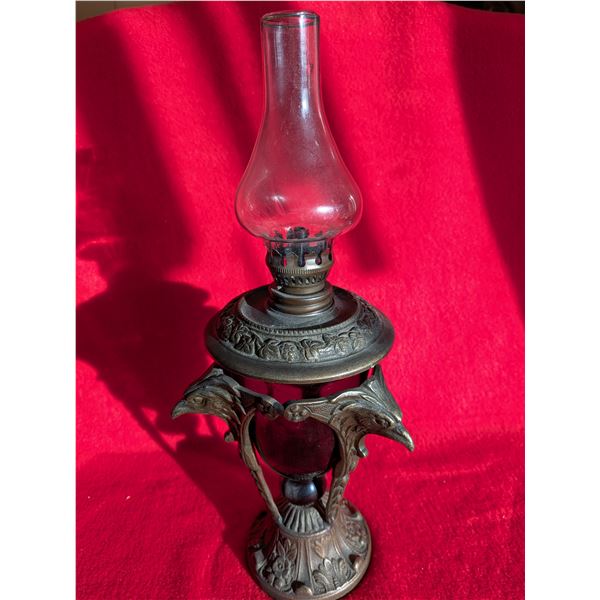 VINTAGE FRENCH LAMP WITH EAGLES