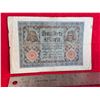Image 3 : 100 GERMAN MARK ANTIQUE 1920'S CURRENCY