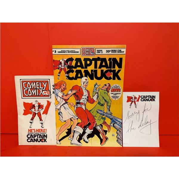 Comely Comix Captain Canuck #3 comic book