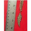 Image 2 : Silver - tone angel wing pendant necklace.