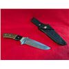 Image 1 : WINCHESTER Stainless 10" steel knife & Leather Sheath