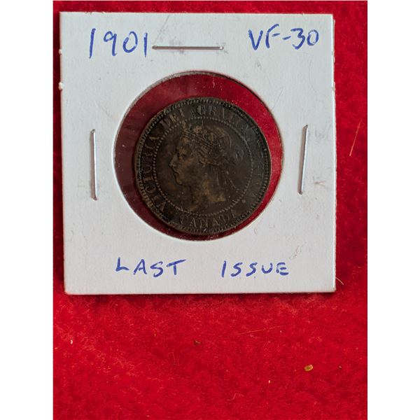 1901 CANADIAN ONE CENT PIECE