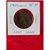 Image 1 : 1901 CANADIAN ONE CENT PIECE