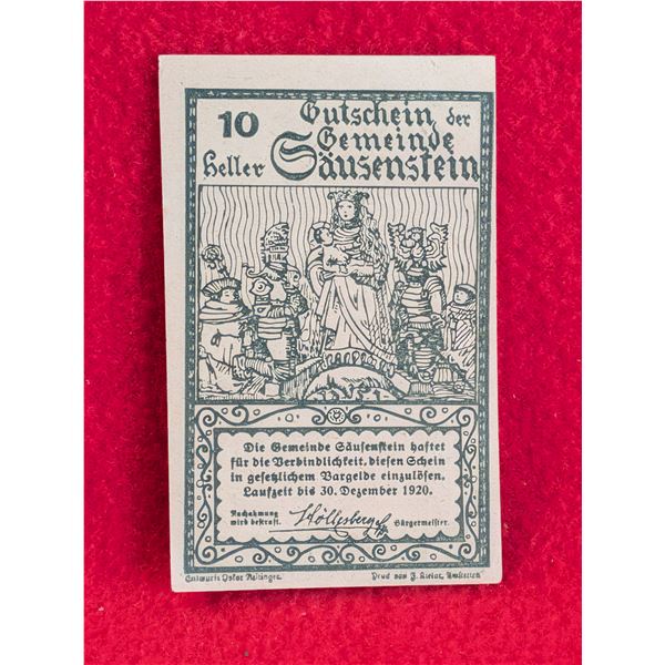 ANTIQUE 1920'S AUSTRIAN CURRENCY