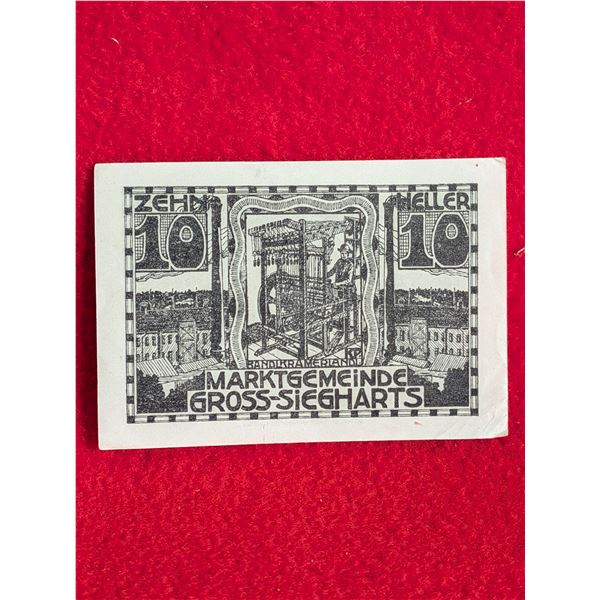 ANTIQUE 1920'S AUSTRIAN CURRENCY