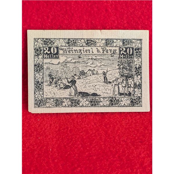 ANTIQUE 1920'S AUSTRIAN CURRENCY