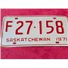 Image 1 : 1971 SASKATCHEWAN FARM LICENSE PLATE