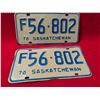 Image 1 : 1976 SASKATCHEWAN FARM LICENSE PLATES