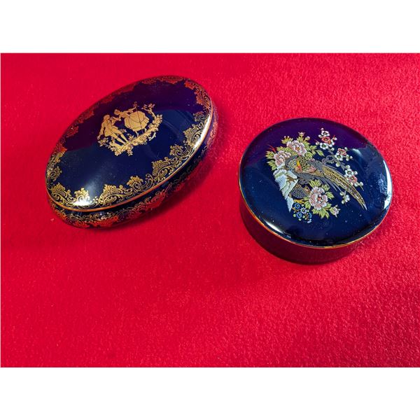PORCELAIN TRINKET BOXES