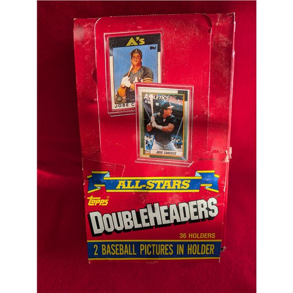 BASEBALL CARDS TOPPS 1990 DOUBLEHEADERS.