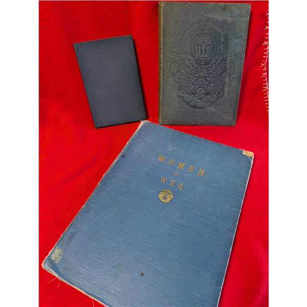 WWII WOMEN AT WAR + THE WAR IN PICTURES & MODEL AIRCRAFT BOOKS