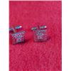 Image 2 : SILVER Studded CUFFLINKS
