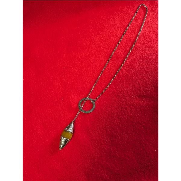 VINTAGE 12" NECKLACE with Baltic Amber