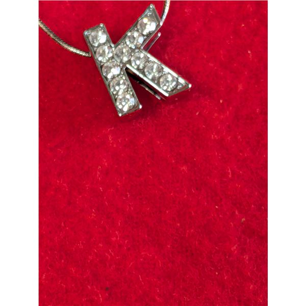 ""K"" NECKLACE