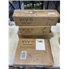 Image 1 : VIVO DOUBLE MONITOR DESK MOUNT, KEYBOARD TRAY AND  SINGLE MONITOR DESK MOUNT, AND SINGLE MONITOR ADJ