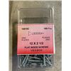 Image 2 : 18 CASES OF 100PC  12 x 2-1/2 FLAT WOOD SCREWS - APPROX 1800 TOTAL