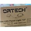 Image 2 : NEW CASE OF LED SLIM PANEL LIGHTS - 10 PER BOX