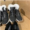 Image 2 : THREE PAIRS OF NEW SIZE 10 BOOTS AND WOMEN'S FLATS