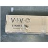 Image 2 : VIVO BLACK MOBILE TV CART