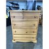 Image 1 : PINE 4 DRAWER HIGHBOY DRESSER