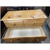 Image 2 : PINE STORAGE TRUNK WITH DRAWER
