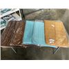 Image 1 : 5 ASSORTED SIZE MEMORY FOAM SOFT BATH MATTS