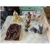 Image 2 : TOTE OF COLLECTIBLES, TEA CUPS, FIGURES, ETC