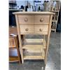 Image 2 : 2 NIGHT STANDS, ONE HAS RATTAN DRAWER