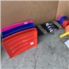 Image 2 : TWO NEW BODY GLOVE PADDLE PALS SPLASH LIFE VESTS FOR 33LB-55LB AND FIVE SHOVELS