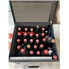 Image 2 : METAL LOCK BOX W/ FULL GLASS COCA COLA BOTTLES AND BOOK