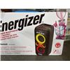 Image 2 : ENERGIZER BTS566 PORTABLE BLUETOOTH SPEAKER WITH WIRELESS MIC - TESTED WORKING, RETAIL $199
