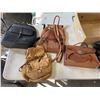 Image 2 : ASSORETD LEATHER PURSES, BACKPACK AND BAGS