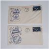 Image 1 : 2pc 1962 U.S. Space Achievements Stamped Envelopes, Col Glenn's Orbit A-OK