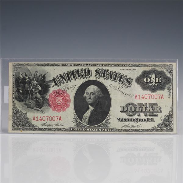 1917 $1 Legal Tender "Sawhorse" Banknote