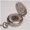 Image 3 : Rolex Geneve Skeleton Pocket Watch with Sterling Silver Moose Motif Case