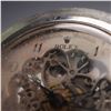 Image 7 : Rolex Geneve Skeleton Pocket Watch with Sterling Silver Moose Motif Case