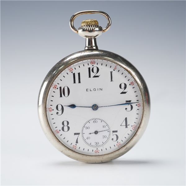 Elgin National Watch Co. 16S Silverode Open Face Pocket Watch