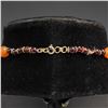 Image 3 : Carnelian, Garnet, and Pearl Beaded Necklace with Gold Tone Accents