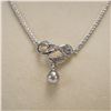 Image 2 : D'Orlan Silver-Tone Necklace with Faux Pearl Drop