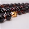 Image 4 : Nepal Agate Bead Necklace with 14K Gold Clasp