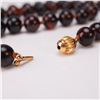 Image 5 : Nepal Agate Bead Necklace with 14K Gold Clasp