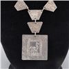 Image 2 : Peruvian 900 Silver Llama Panel Necklace