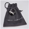 Image 5 : David Yurman Sterling Silver Ring with Faceted Onyx and Diamond Accents