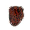 Image 1 : Sterling Silver Mahogany Obsidian Statement Ring