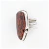 Image 2 : Sterling Silver Mahogany Obsidian Statement Ring