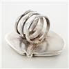 Image 5 : Sterling Silver Mahogany Obsidian Statement Ring