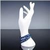 Image 1 : Swarovski Crystal Slake Dark Blue Dot Bracelet