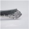 Image 3 : 2pc Oneida Heirloom Sterling Silver Damask Rose, Salad Fork & Teaspoon