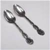 Pair of Gorham Strasbourg Sterling Silver Teaspoons